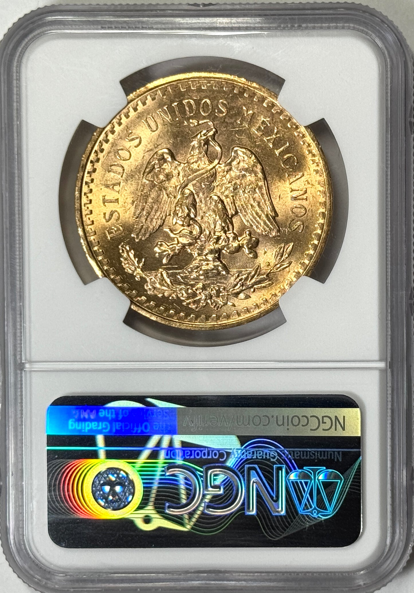 1946 Mexico 50 Pesos Centenario BU Gold Coin MS64 NGC - Freshly Graded!