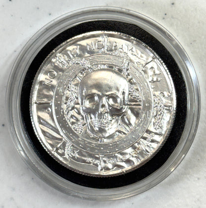 The Storm Privateer Series 2 oz Silver Ultra-High Relief Round in ATH