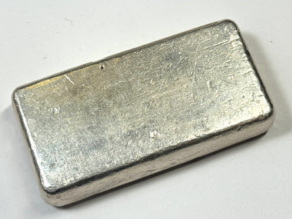 Vintage 5th Series Floating Decimal Variation Engelhard 10 oz Silver Bar Bull-Mark!