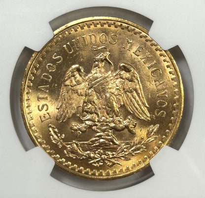 1946 Mexico 50 Pesos Centenario BU Gold Coin MS64 NGC - Freshly Graded!