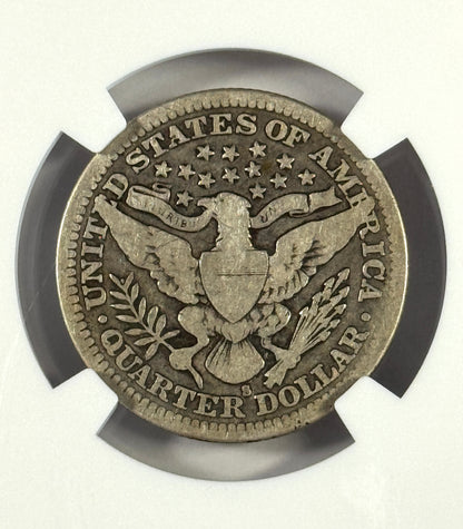 1913-S Barber Silver Quarter - VG10 NGC - Only 40,000 Minted - Key Date!