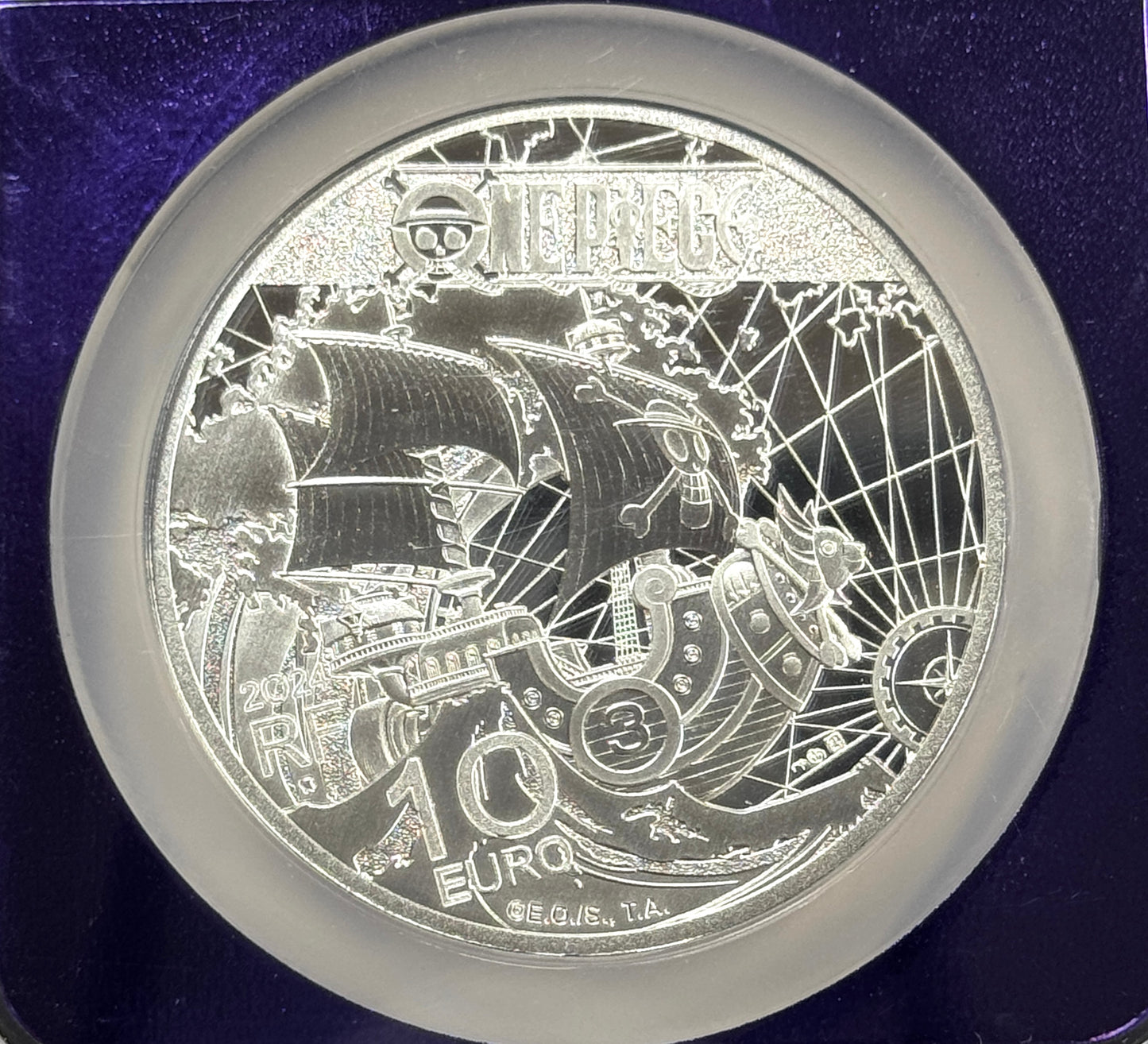 2024 France S10E One Piece 25th Anniversary NGC PF70UC TraderBea Core