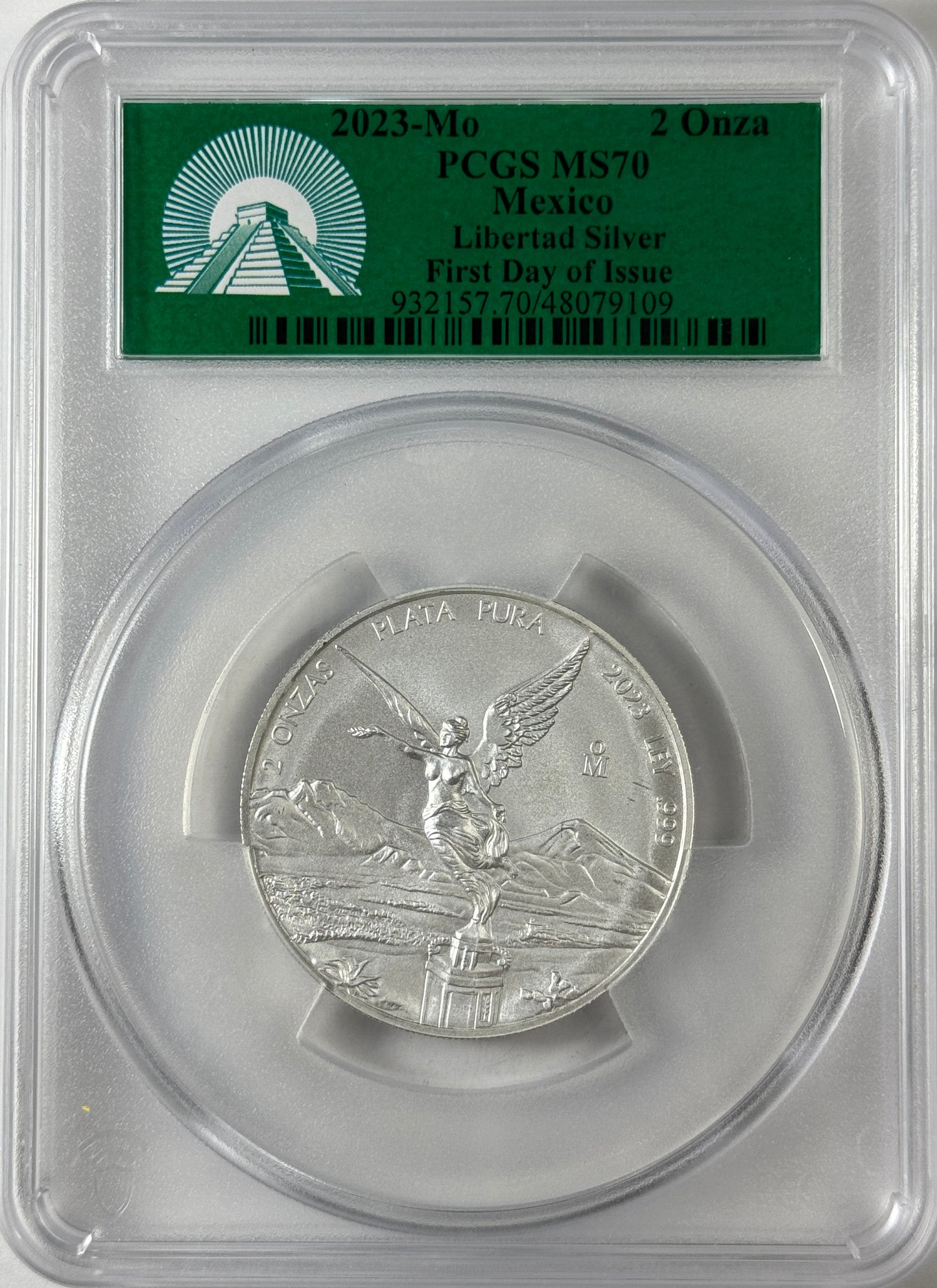 2023 Mexico Silver Libertad 2 oz Silver Coin - MS70 PCGS - Perfect Grade