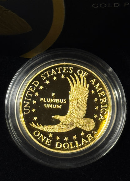 25th Anniversary Sacagawea 2025 Golden Dollar 24K One Half-Ounce Gold Proof Coin