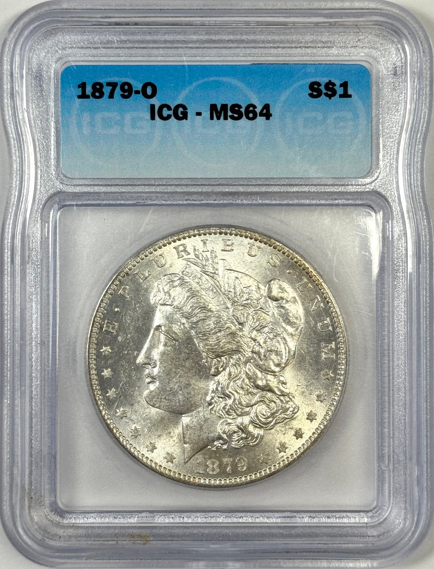 1879-O Morgan Silver Dollar ICG MS64