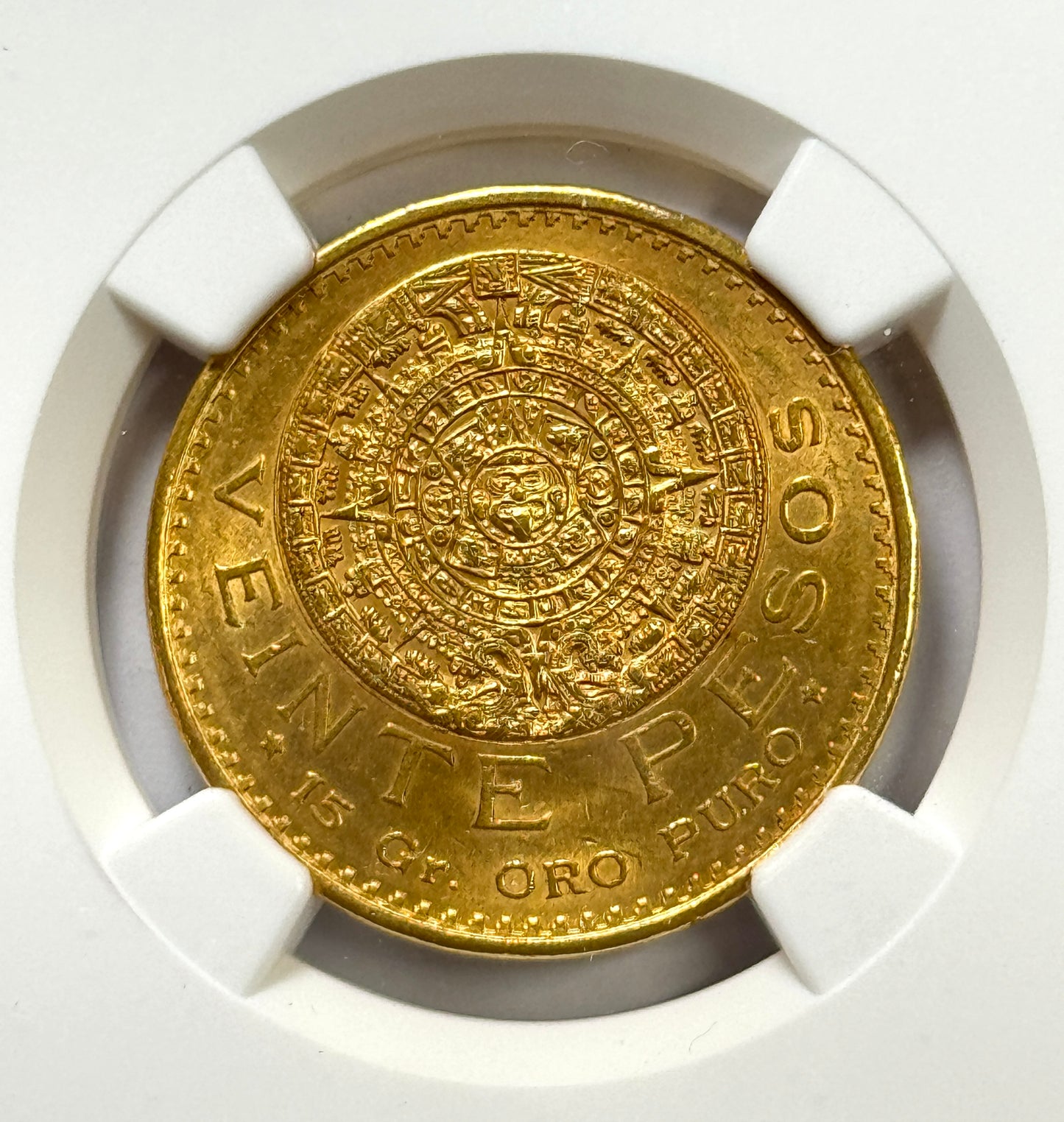1917 Mexico 20 Pesos BU Gold Coin MS62 NGC - First Year! KEY DATE!