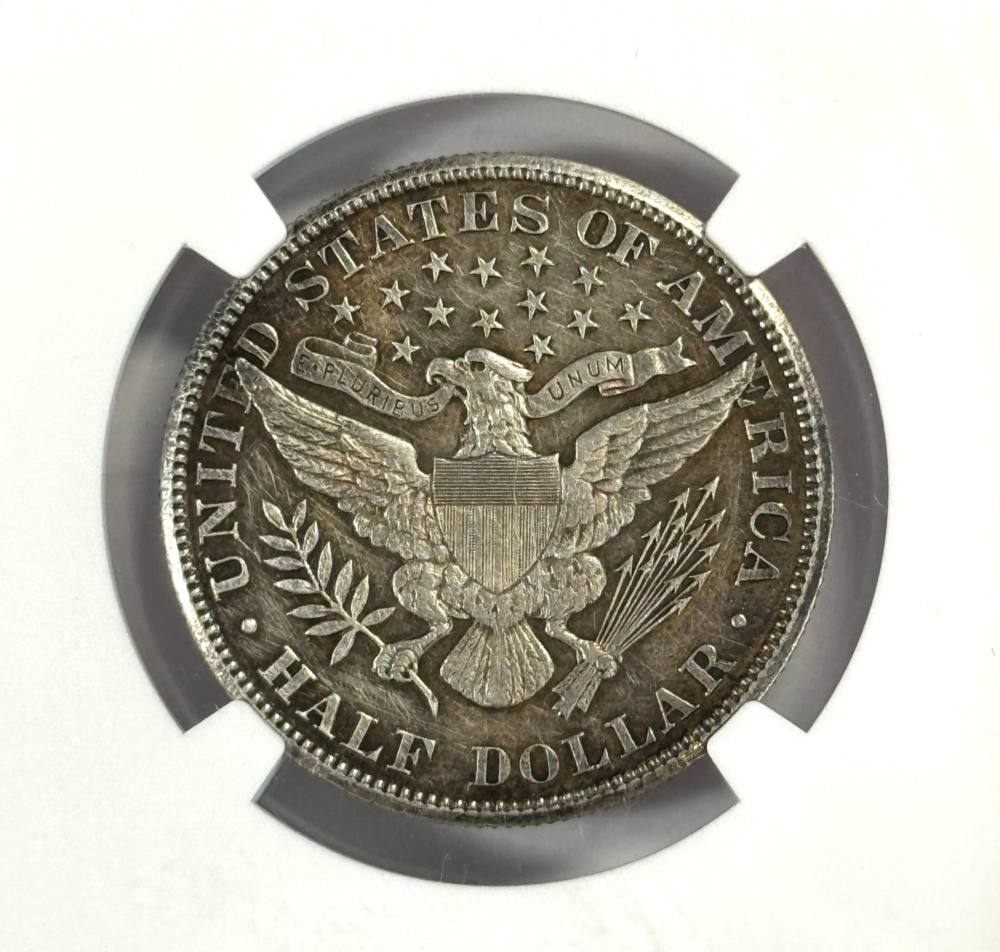 1911-P Barber Silver Half Dollar - AU Details Harshly Cleaned NGC