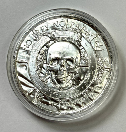 The White Whale Privateer Series 2 oz Silver Ultra-High Relief Round in Cap