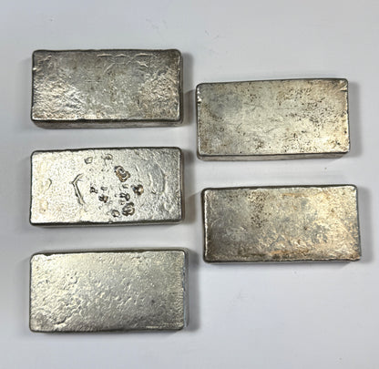 Vintage Engelhard 10 oz Silver Bar Cast Finish Bull-Hallmark 3rd Series RARE!