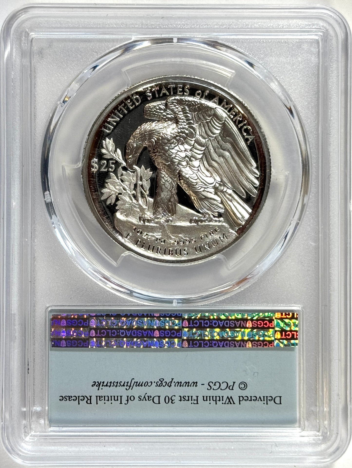 2018-W $25 Proof Palladium American Eagle 1 oz PCGS PR70 DCAM