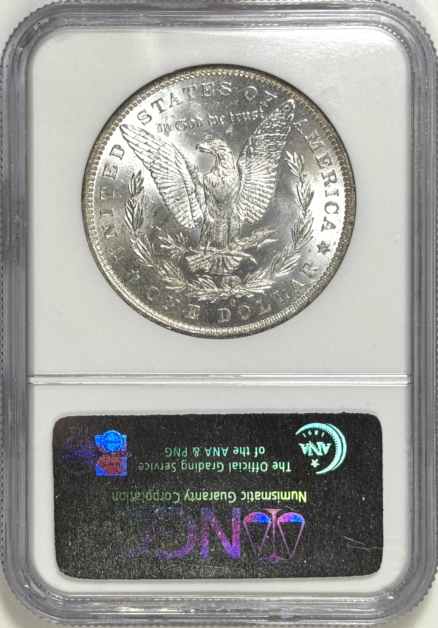 1883-O Morgan Silver Dollar Brilliant Uncirculated Fitzgerald Collection NGC - Cartwheel Luster
