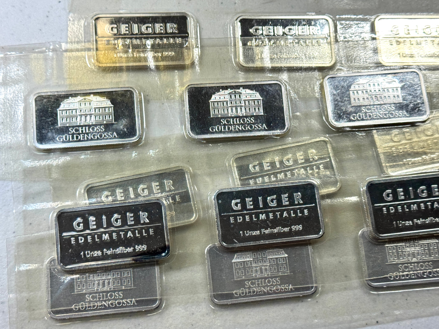 Geiger Edelmetalle 1 OZ .999 Fine Silver In Original Package Sealed Factory