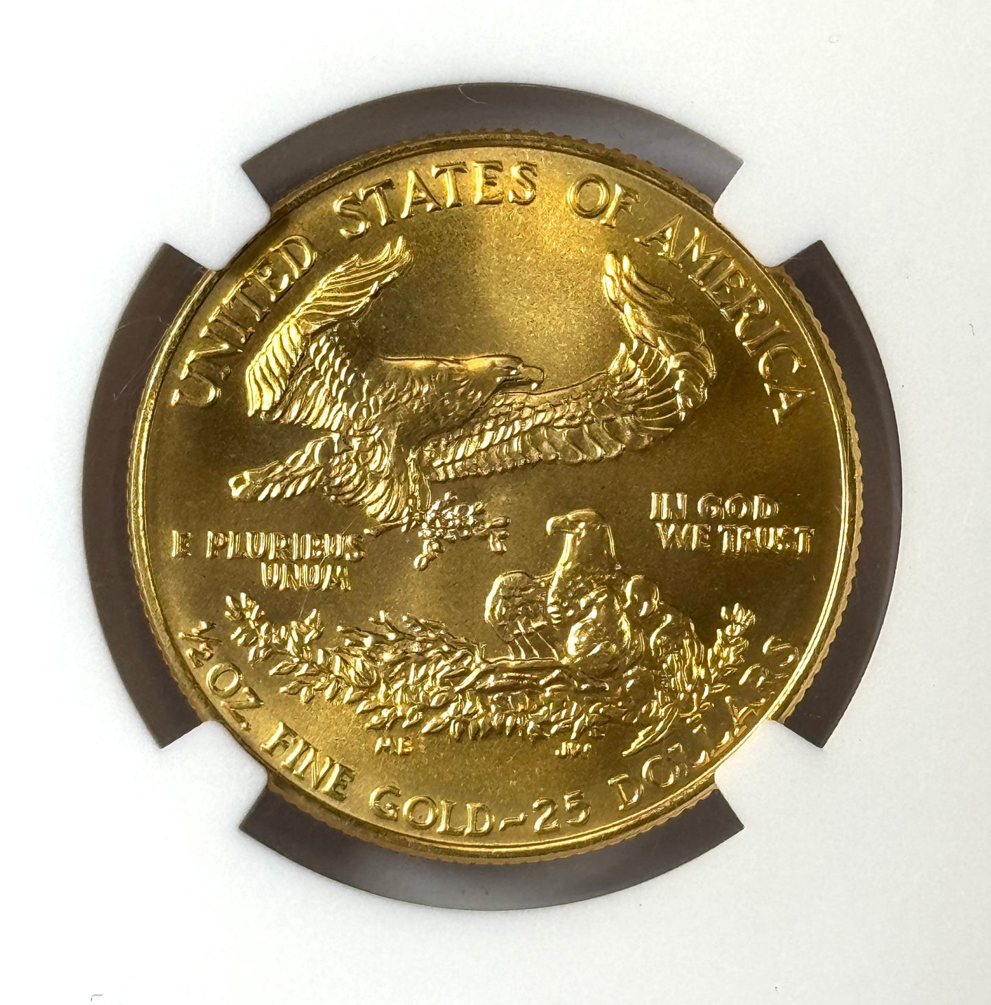 1989 $25 Gold American Eagle 1/2 oz Gold Coin NGC MS69 - Key Date!
