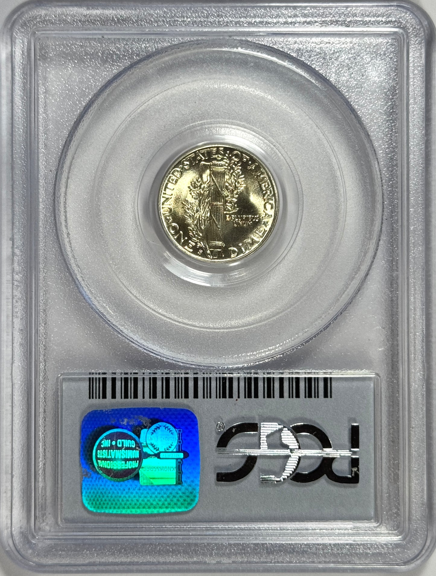 1944-S Silver Mercury Dime PCGS MS66FB Blast White Cartwheel Luster! Nice Coin!