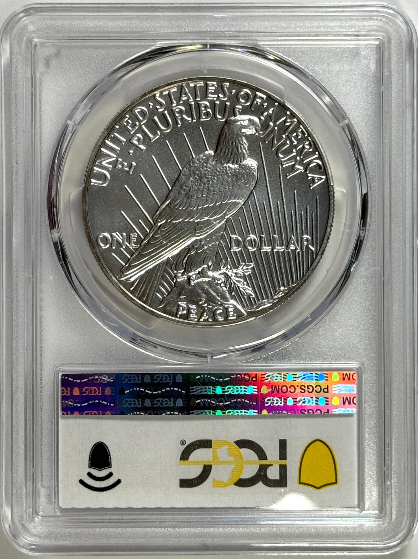 2021-P Peace Silver Dollar MS69 PCGS First Strike - 100th Anniversary Label