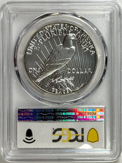 2021-P Peace Silver Dollar MS69 PCGS First Strike - 100th Anniversary Label