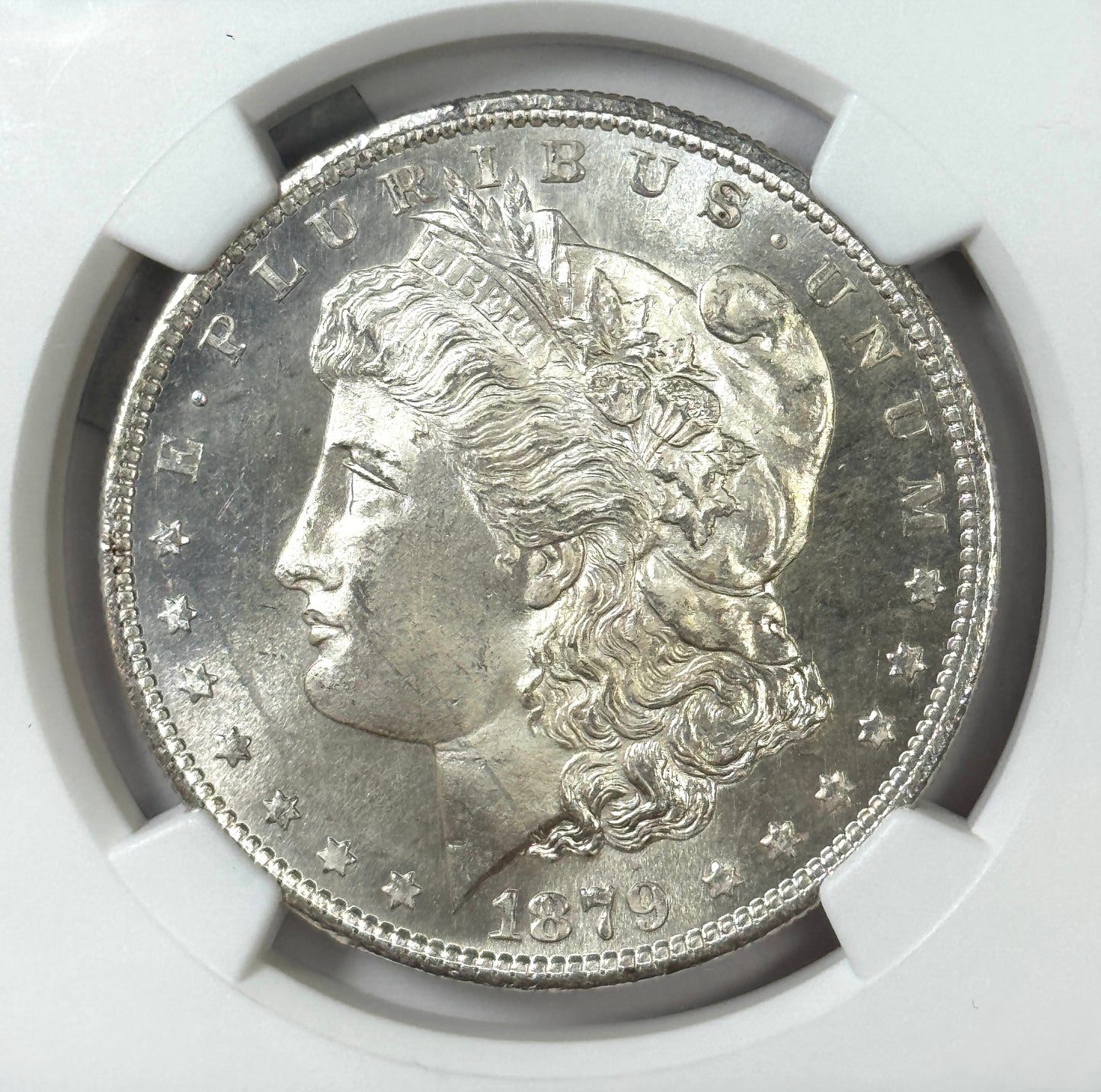 1879-S Morgan Silver Dollar MS65+ NGC - Very Lustrous Coin