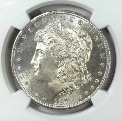 1879-S Morgan Silver Dollar MS65+ NGC - Very Lustrous Coin