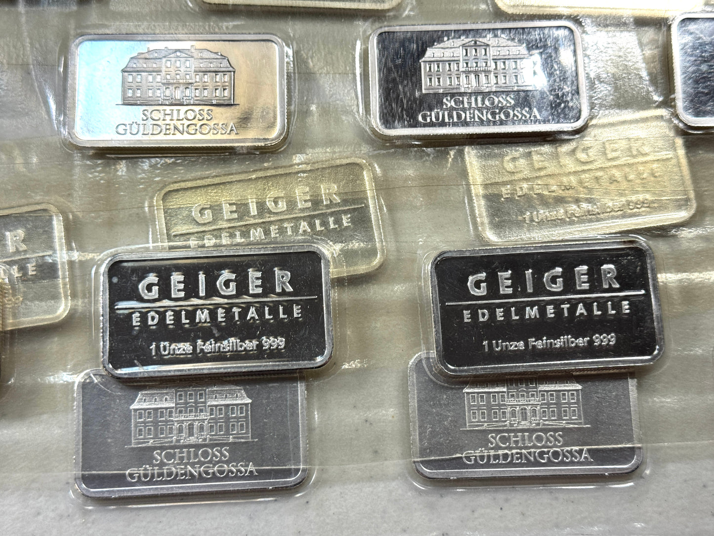 Geiger Edelmetalle 1 OZ .999 Fine Silver In Original Package Sealed Factory