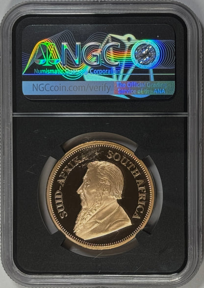 2019 South Africa 1 oz Gold Krugerrand Coin - Gem Proof NGC - Tsehlo Signed FDOI