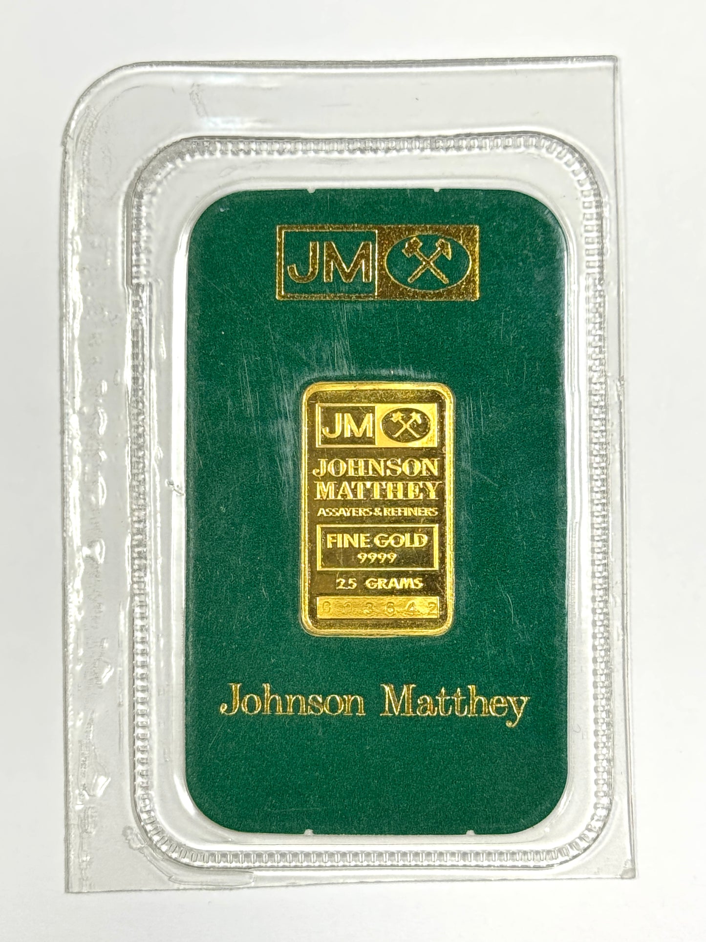 Vintage Johnson Matthey 2.5 g .9999 Fine Gold - #003642 - Double Sealed