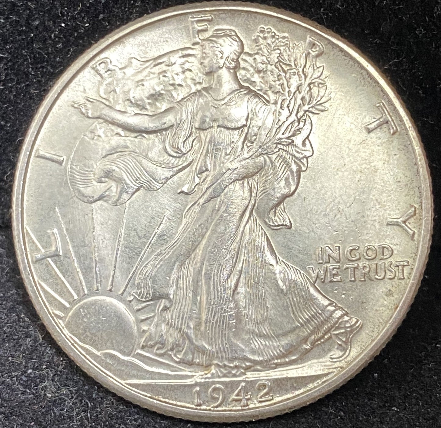 1942-D Walking Liberty Half Dollar