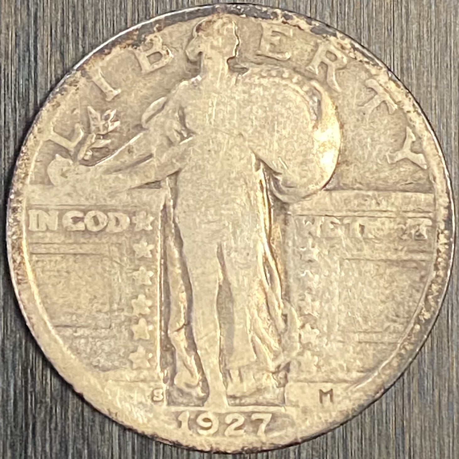 1927-S Standing Liberty Quarter