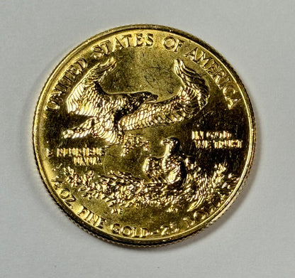 1990-P $25 1/2 Oz American Gold Eagle - BU - (MCMXC) - 31,000 Mintage - Key Date