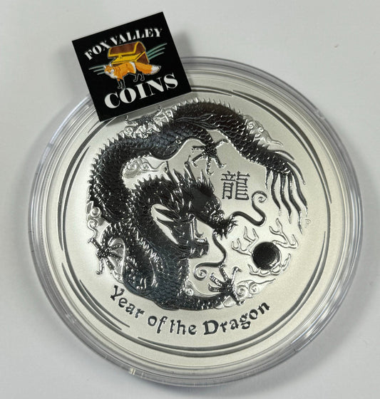 2013 Australia Year of the Dragon - 10 Oz .9999 Silver Coin - New from the Mint