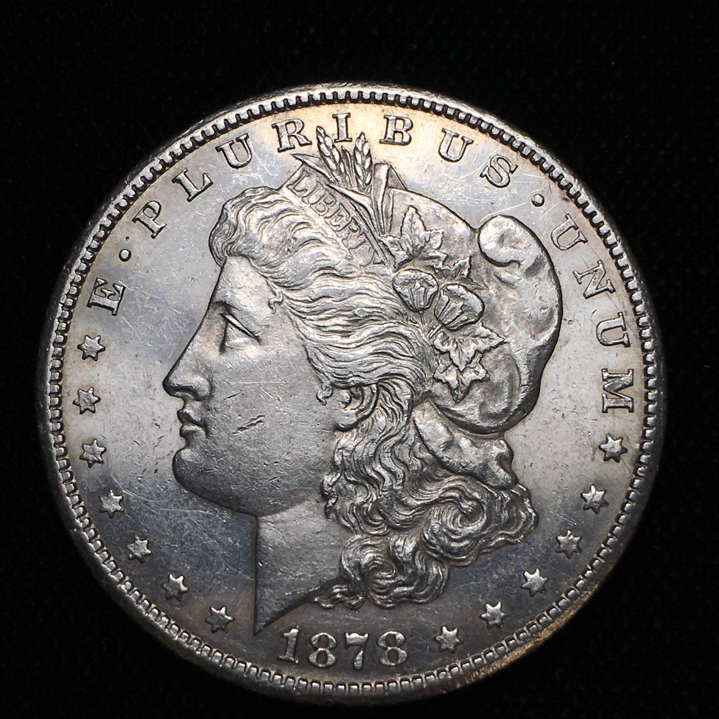 1878-CC Morgan Silver Dollar - Key Date - Very Reflective Surfaces - Only 2,212,001