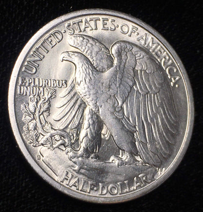 1941-S Walking Liberty Half Dollar - Weak Strike Date