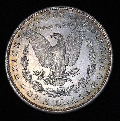 1879-O Morgan Silver Dollar - AU/BU Better Date, Slightly Toned - Details on Reverse - Neat Coin