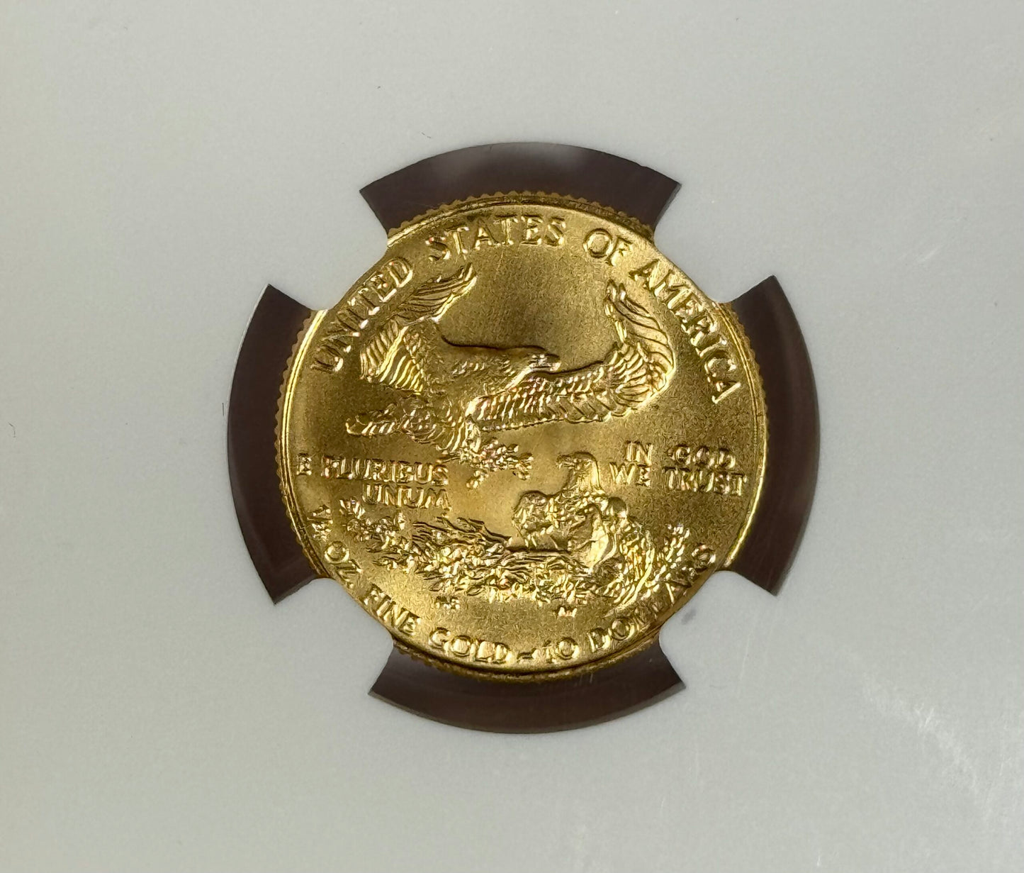 1986 $10 Gold American Eagle - 1/4 Oz Gold - NGC MS70 - Perfect Grade - Key Date