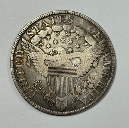 1799 Draped Bust Silver Dollar $1 Coin - Normal Date - 13 Stars Reverse