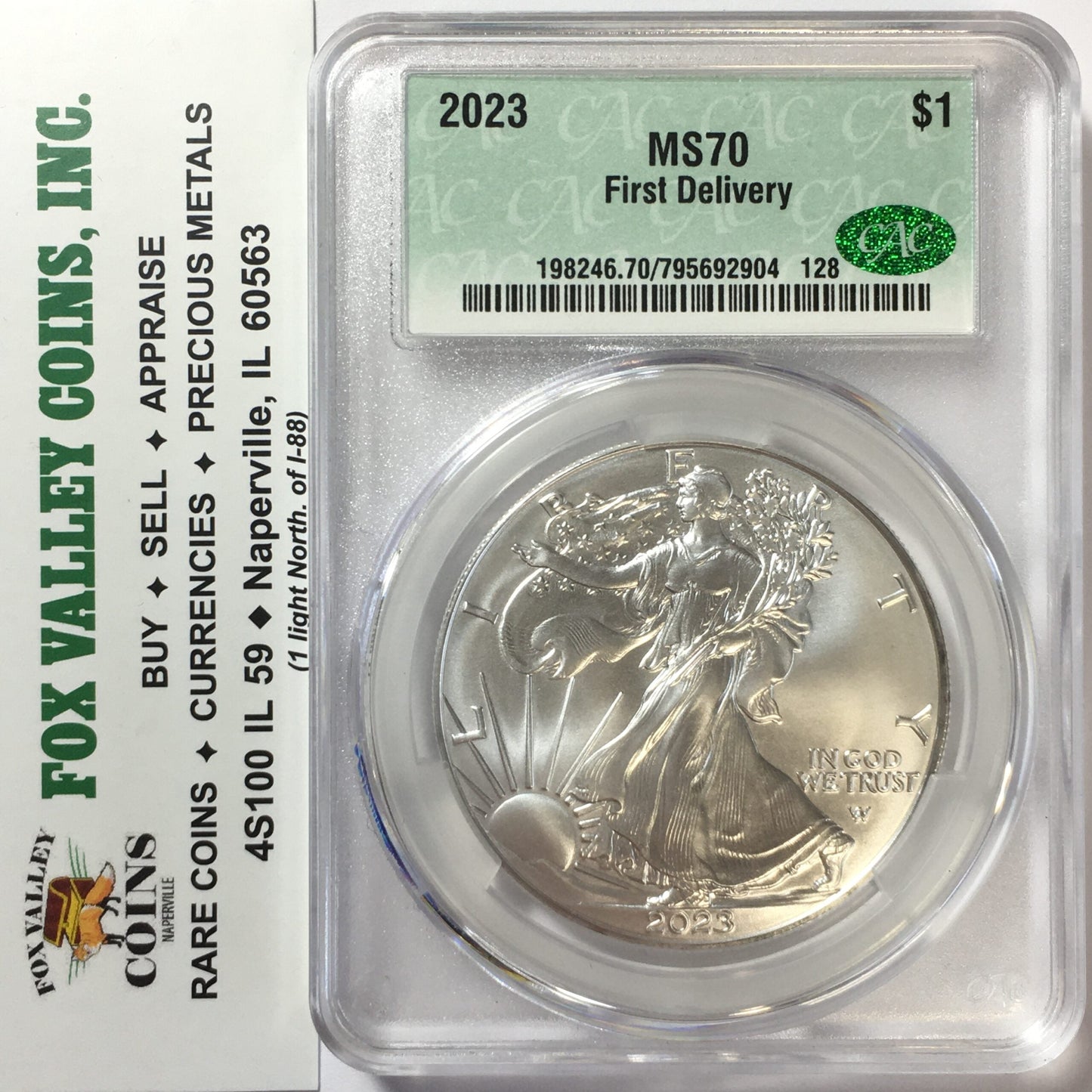 2024 American Silver Eagle - First Delivery - MS70 CAC Certified