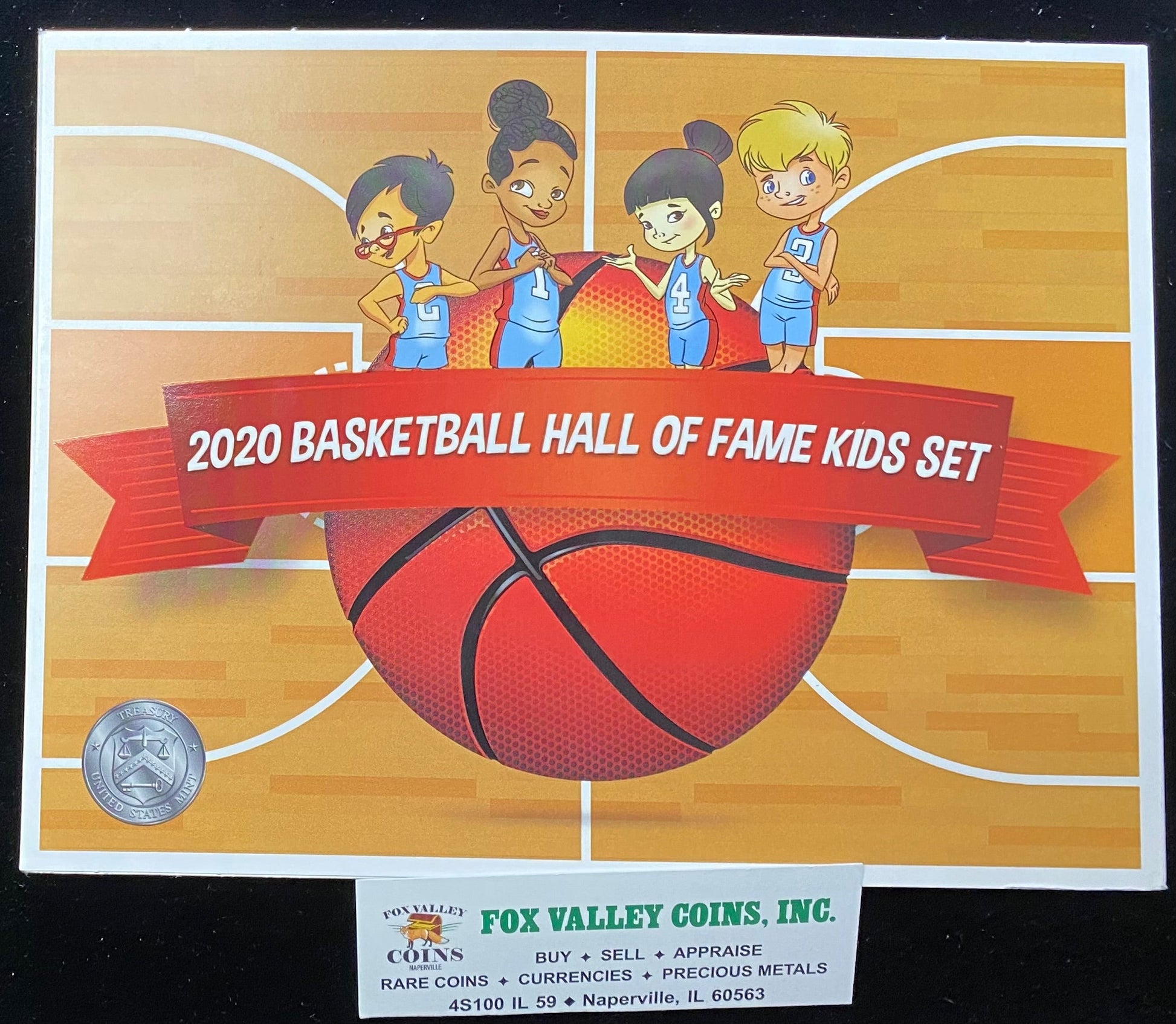 2020-S Basketball Hall of Fame Clad Commemorative Half Dollar Kids Set