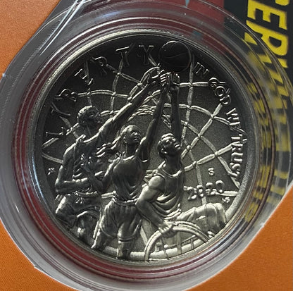 2020-S Basketball Hall of Fame Clad Commemorative Half Dollar Kids Set