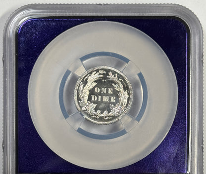 1914 Barber Proof Silver Dime PF66 CAMEO NGC - Key Date! - Only 425