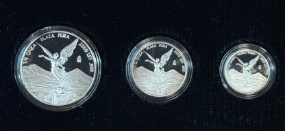 2009 Mexico Proof Silver Libertad 5 Coin Set with Box & COA - Only 1,000 Minted
