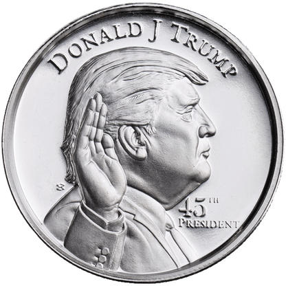 1 Oz Trump Silver Rounds (Designs may vary)