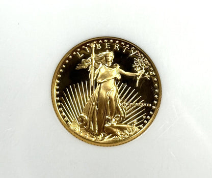 1988-P $10 Proof Gold American Eagle - 1/4 Oz Gold - NGC PF70 Ultra-Cameo