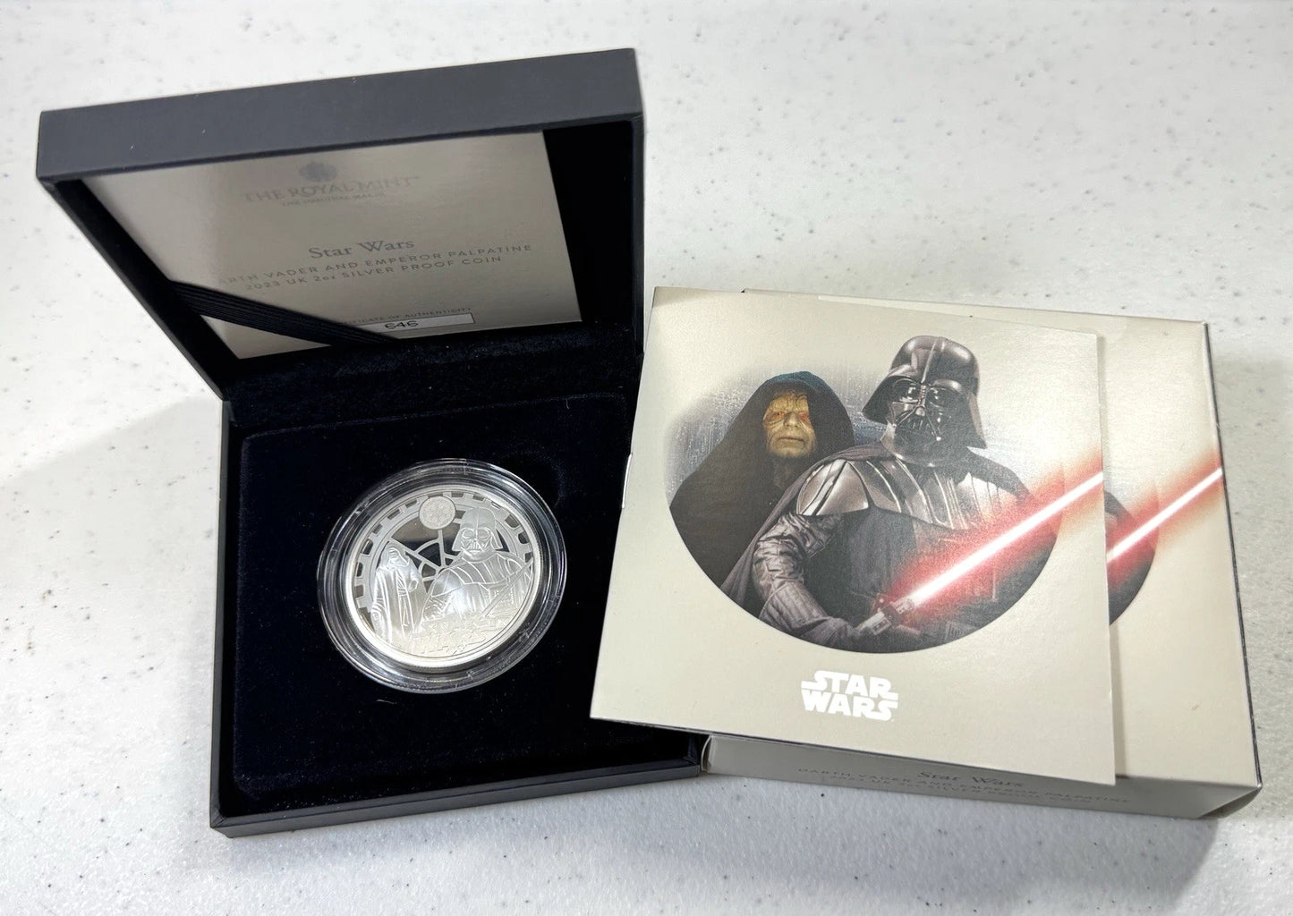 2023 UK Star Wars: Dark Side, Jedi Royalty, Rebels - 2 oz Proof Silver Coins (3) in OGP!
