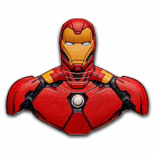 2023 Niue Marvel iron man 1 oz .999 Colorized Silver Coin With Box & COA