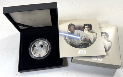 2023 UK Star Wars: Dark Side, Jedi Royalty, Rebels - 2 oz Proof Silver Coins (3) in OGP!