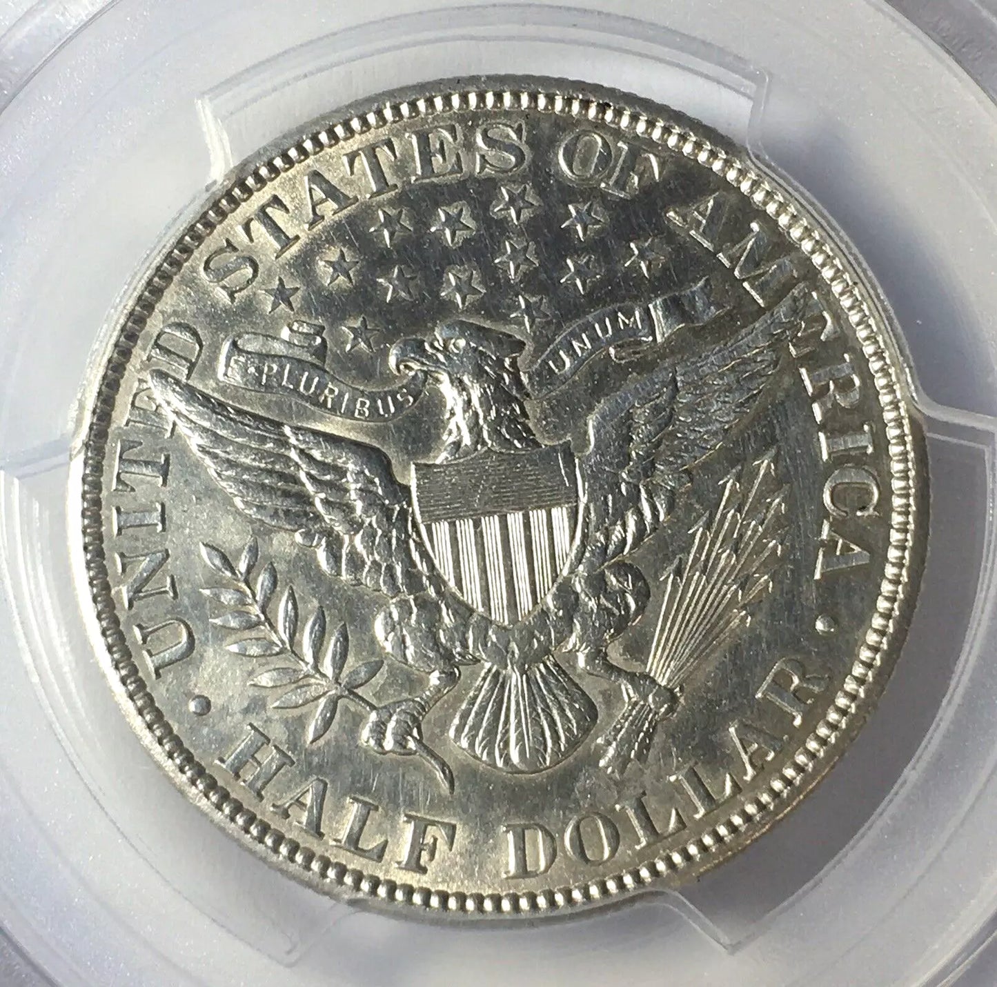 1907-P Barber Silver Half Dollar - Cleaned - High AU Details - PCGS Certified