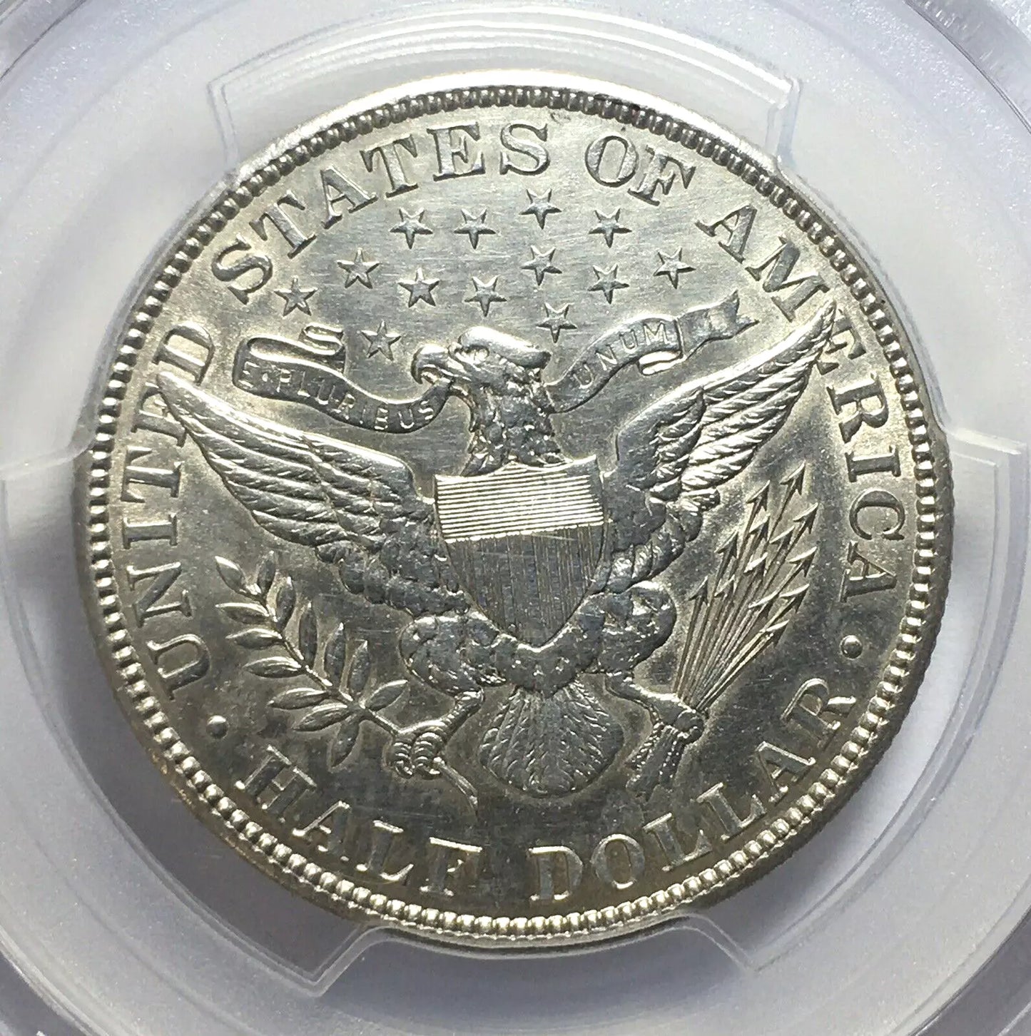 1907-P Barber Silver Half Dollar - Cleaned - High AU Details - PCGS Certified