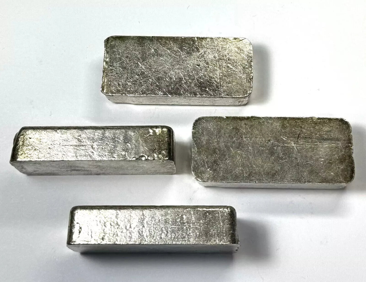 Vintage Old Poured General Metals 10 Oz .999 Fine Silver Bar