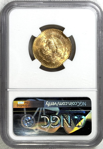 1981 Mexico Gold Onza 1/4 Oz Gold Coin NGC MS67 - First Year! Great Eye Appeal!