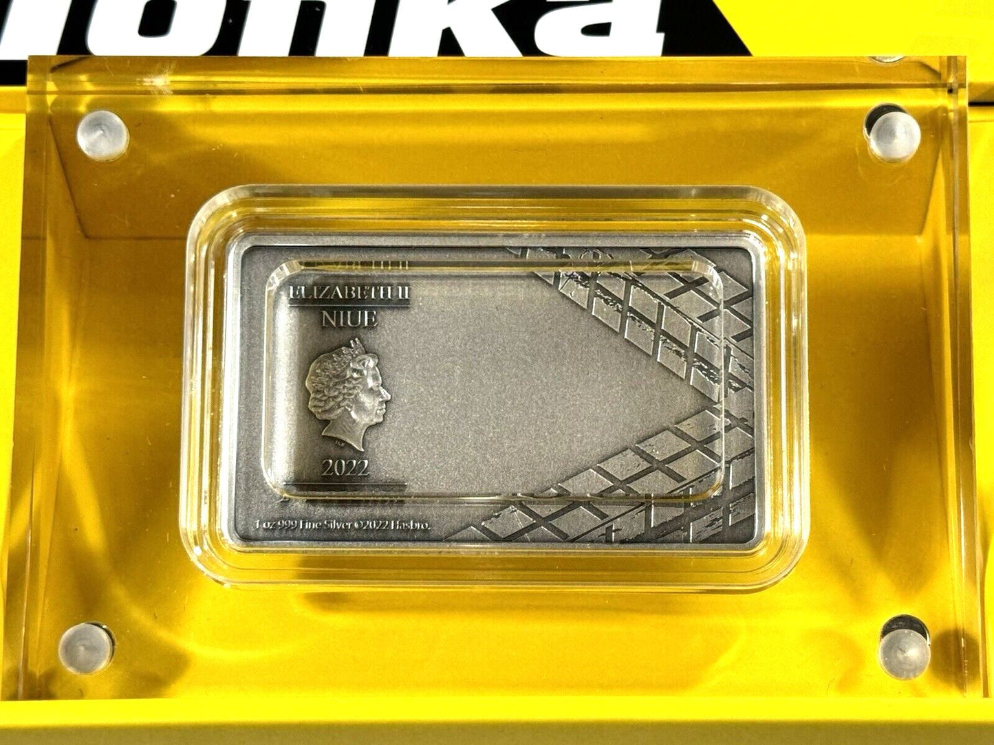 2022 NIUE $2 TONKA 75th Anniversary 1 oz Silver Bar Coin in OGP - 1947 MADE!