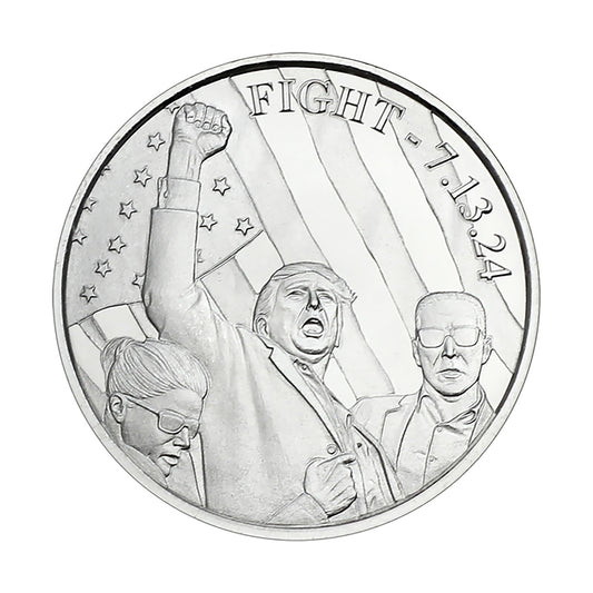 1 Oz Trump Silver Rounds (Designs may vary)
